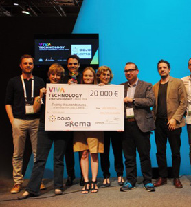 SKEMA & DojoGroup award prize at Viva Technology event