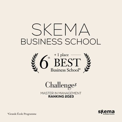 Challenges magazine’s 2023 business school ranking: SKEMA in Top 6