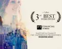 SKEMA ranks 3rd worldwide for its Finance programme in the Financial Times 2024 ranking