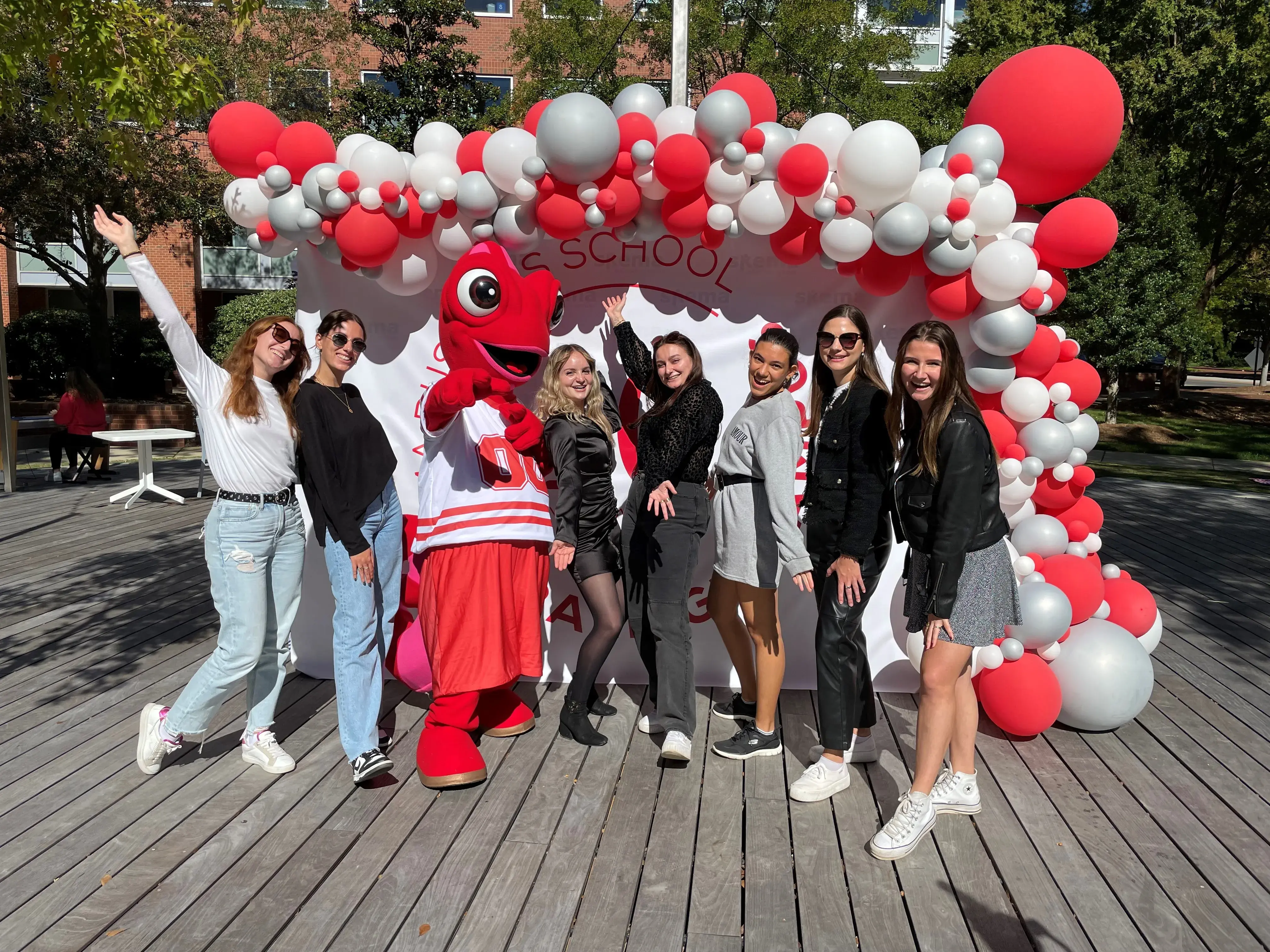 Students in the Raleigh Campus 