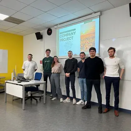 Les étudiants du MSc DMAI collaborent avec une startup locale a Sophia Antipolis