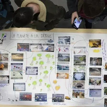 Les étudiants de SKEMA participent à la Fresque du Climat 2022