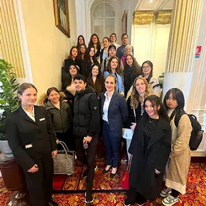 MSc Sport Event & Hospitality Management students visit luxury hotels in Nice