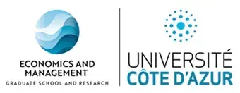 logos elmi graduate school and Nice cote d'azur université