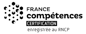 logo France compétences Certification enregistrée au RNCP