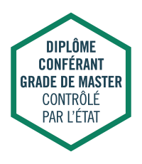 Logo diplôme conférant grade de master contrôlé par l'état